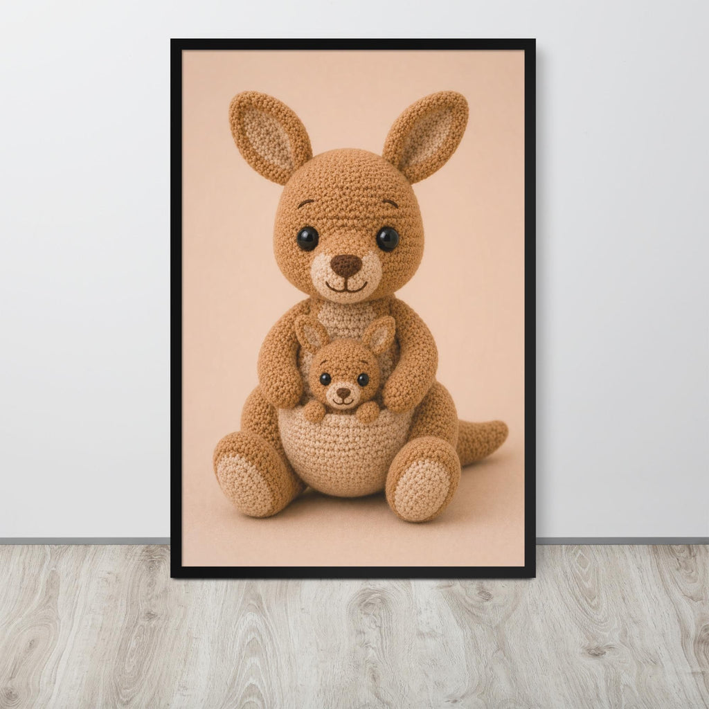 Australian Animal Nursery Set of 3 Prints mockup highlighting australian nursery and set of 3 nursery art style