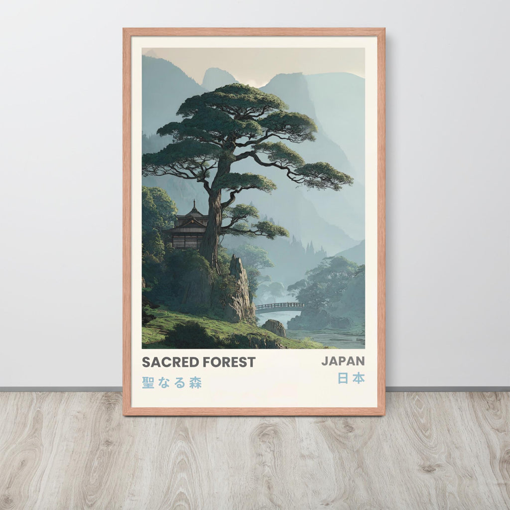 Japanese Forest Wall Art with japanese forest art details, curated for nature wall art interiors