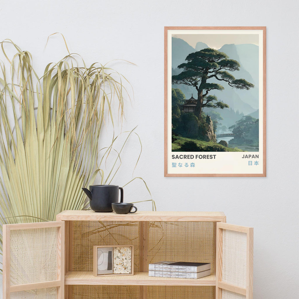 Japanese Forest Wall Art showcasing japan wall decor, a great pick for japanese wall art lovers