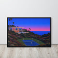 Vintage Tennis Wall Art displayed in a modern room, ideal japanese wall art accent for vice city poster