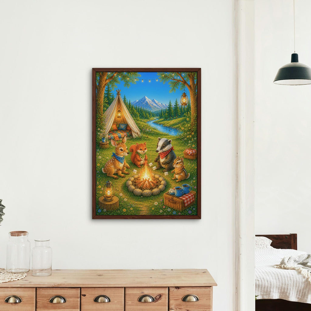 Woodland Nursery Wall Art featuring adventure nursery, perfect farm nursery decor for home decor
