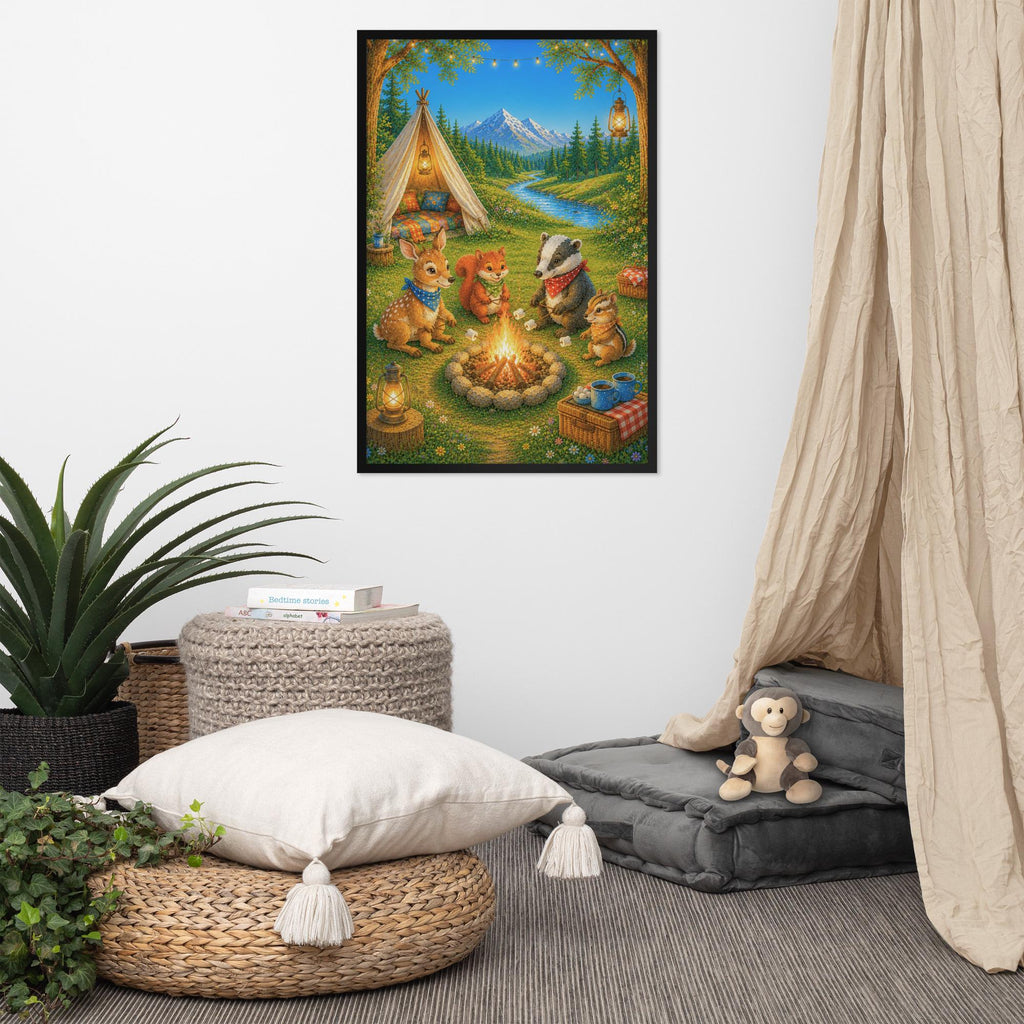 Woodland Nursery Wall Art showcasing barnyard nursery, a great pick for forest nursery lovers
