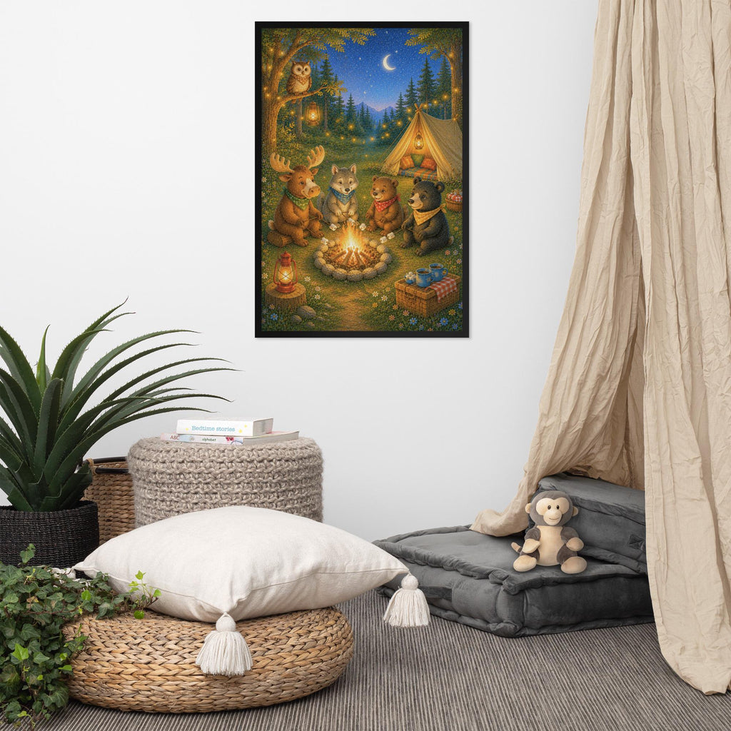 Woodland Nursery Wall Art showcasing farm nursery art, a great pick for nursery wall art lovers